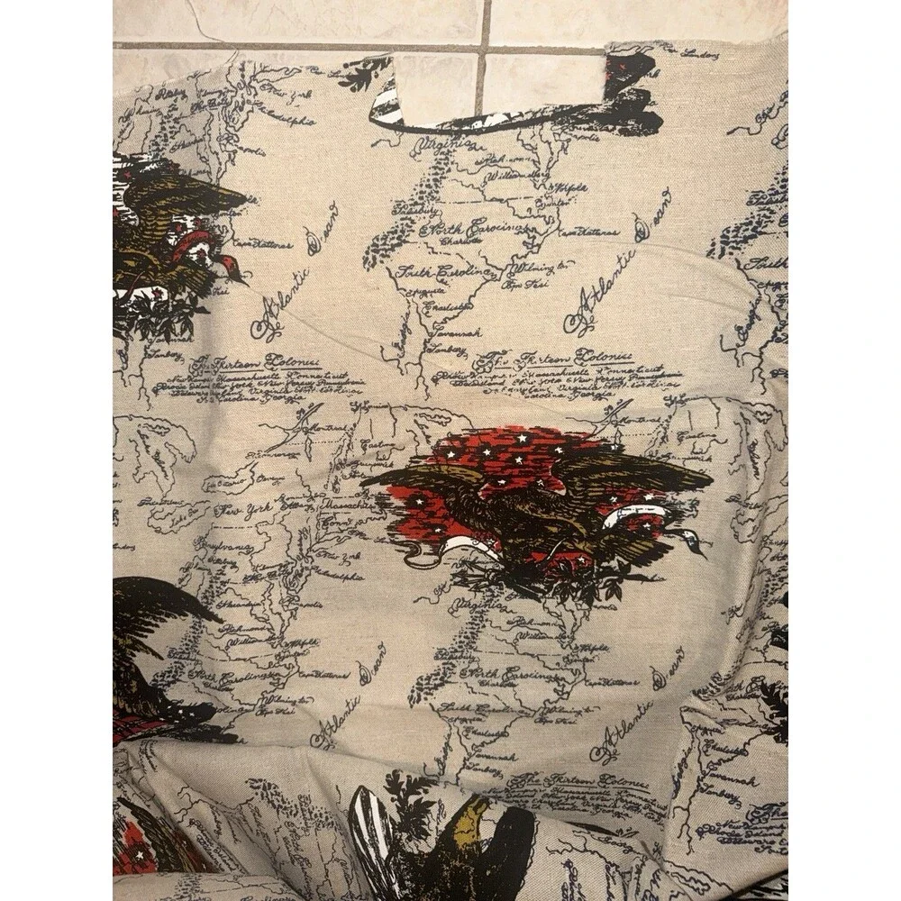 Carnegie Fabrics Hand Printed Age Of Man American Revolution Semiquincentennial